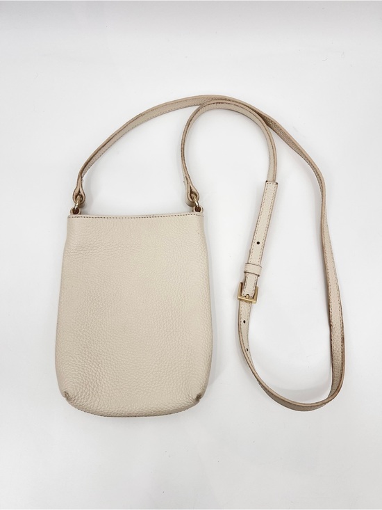 Quince Handbags - Quince small leather crossbody cream